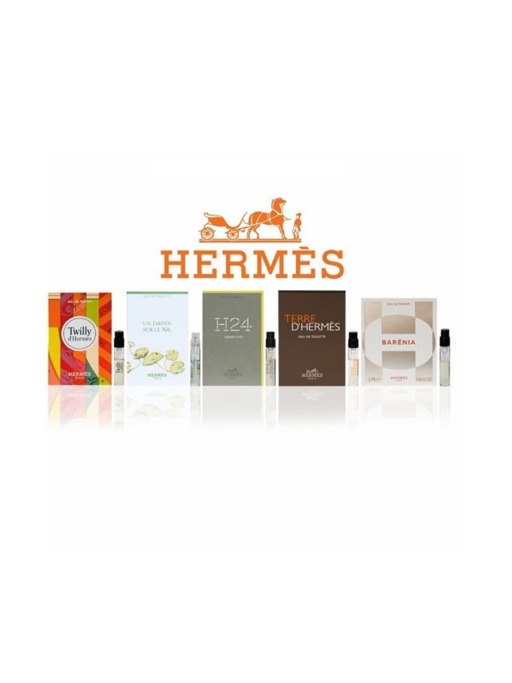 NEW ~ HERMES ~ 5 SAMPLES SET